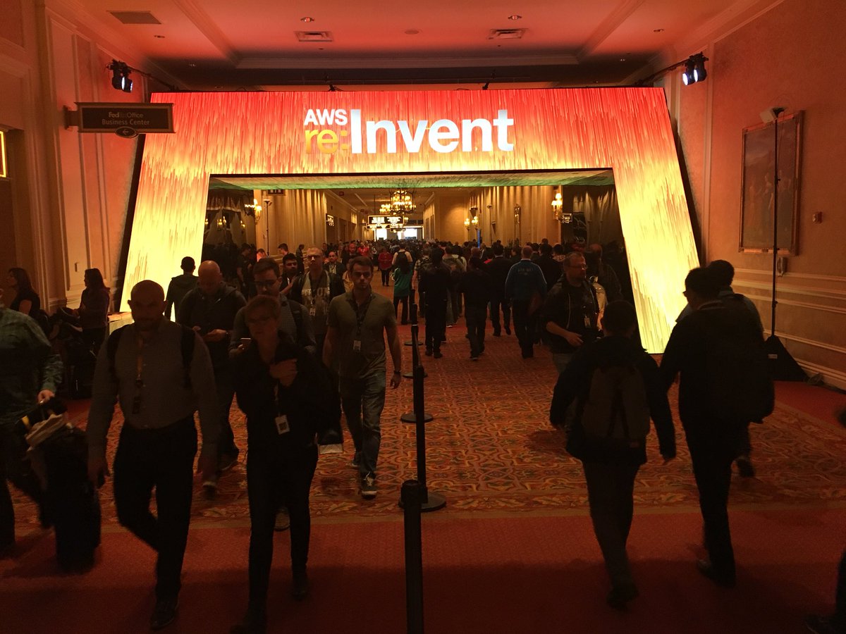 At AWS re:Invent along with 45,000 of my geekiest friends