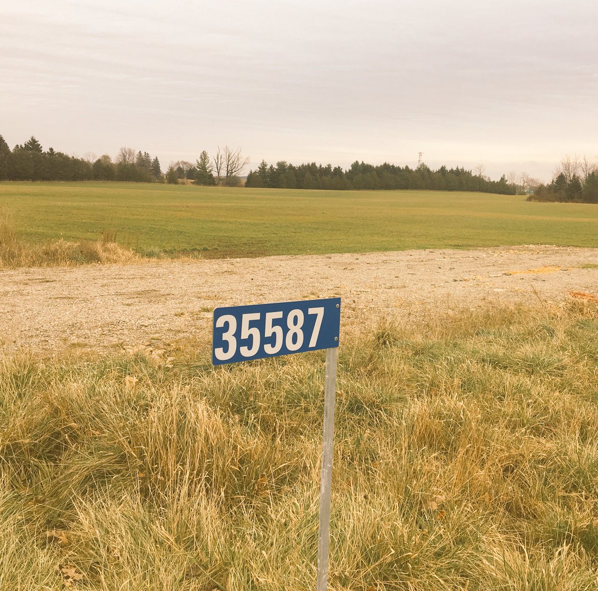 Jeff__McArthur's tweet image. Address signs at vacant field entrances will make farming logistics easier but more importantly can save #FirstResponders precious minutes. We had 2 signs installed last week. Check out farm911.ca to see why you should do the same. #FARM911 #TheEmilyProject #OntAg