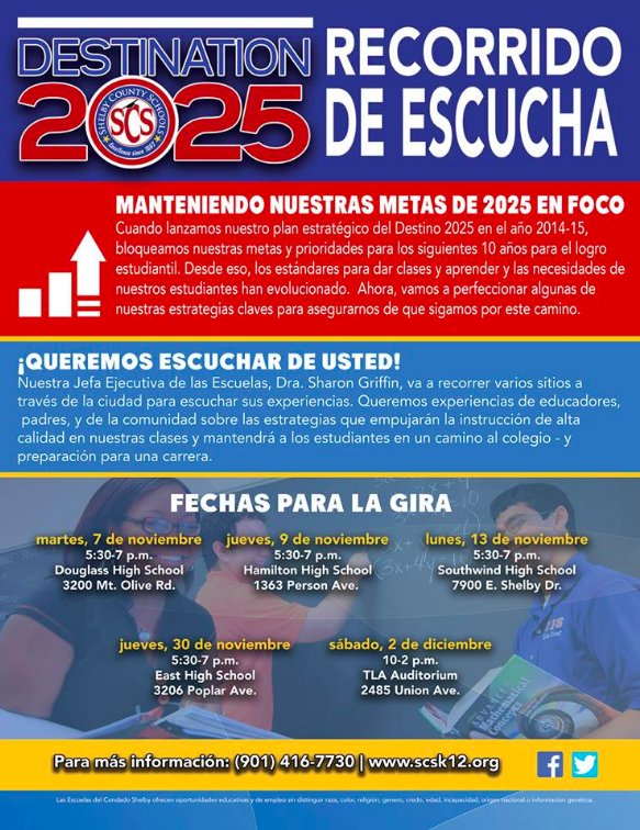 oms901hawks's tweet photo. Our Chief of Schools, Dr. Sharon Griffin, has been visiting communities across the county over the past several weeks to help families and community members learn about her vision for reaching our Destination 2025 goals. https://t.co/DancXsY7ze