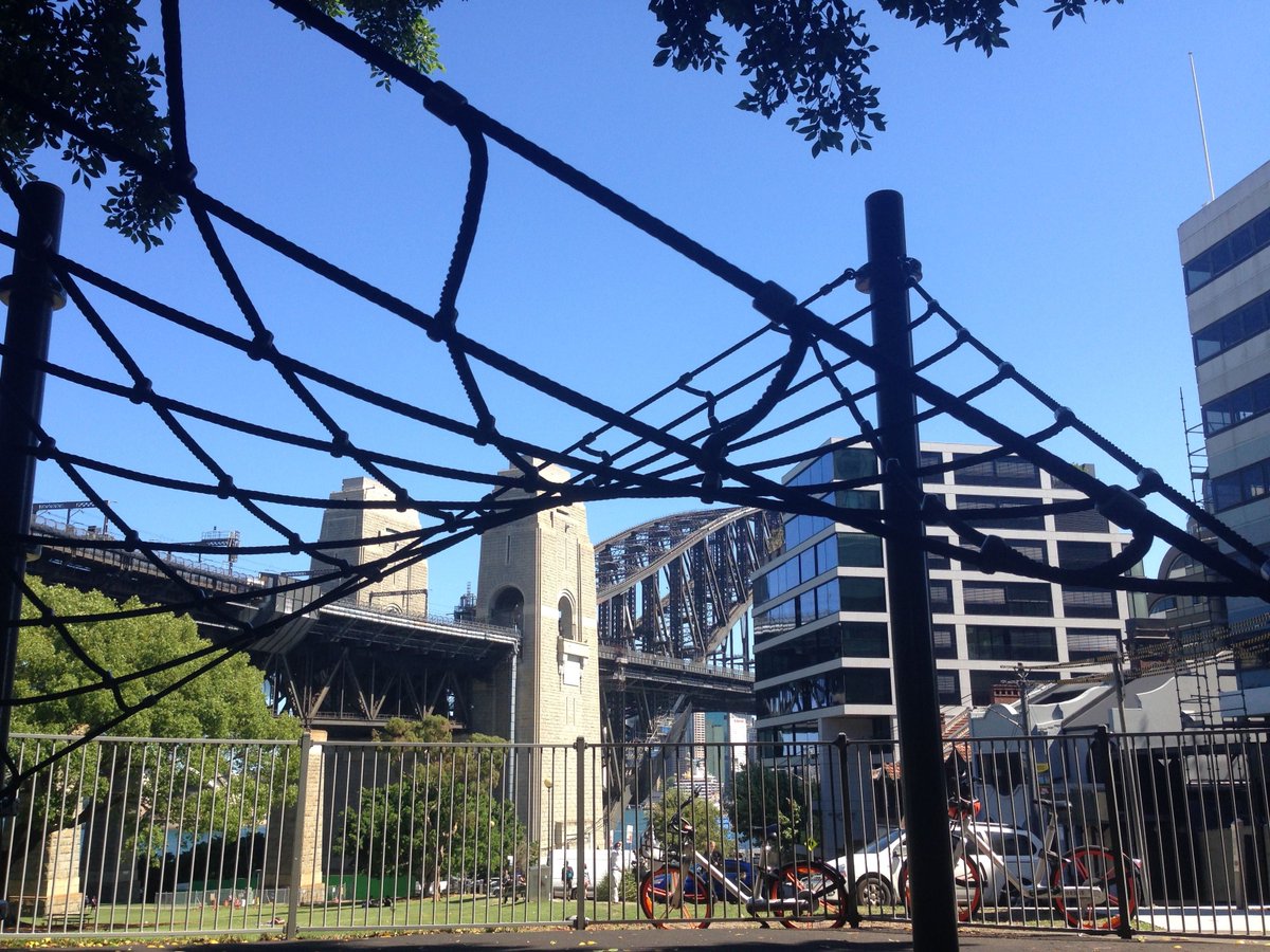 science_shane's tweet photo. Saddle point (Milson's Point playground, North Sydney). #sciencedad #mathematicseverywhere https://t.co/KpR59ZwgTD