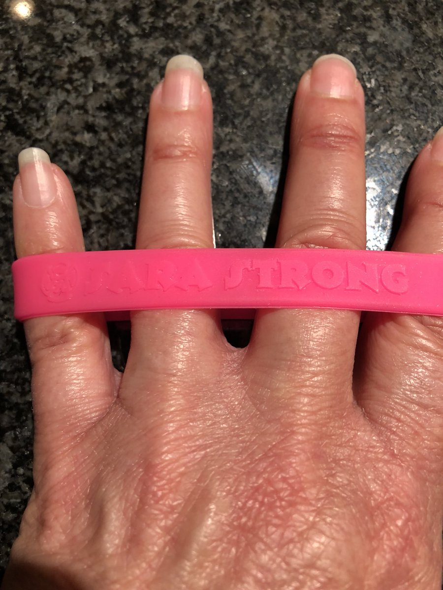 My awesome team @Advocate_InsGrp are selling these #SaraStrong bracelets ($5) to raise money for @GRHF &amp; support my #breastcancer journey. advocateinsurancegroup.ca #BringYourBrave