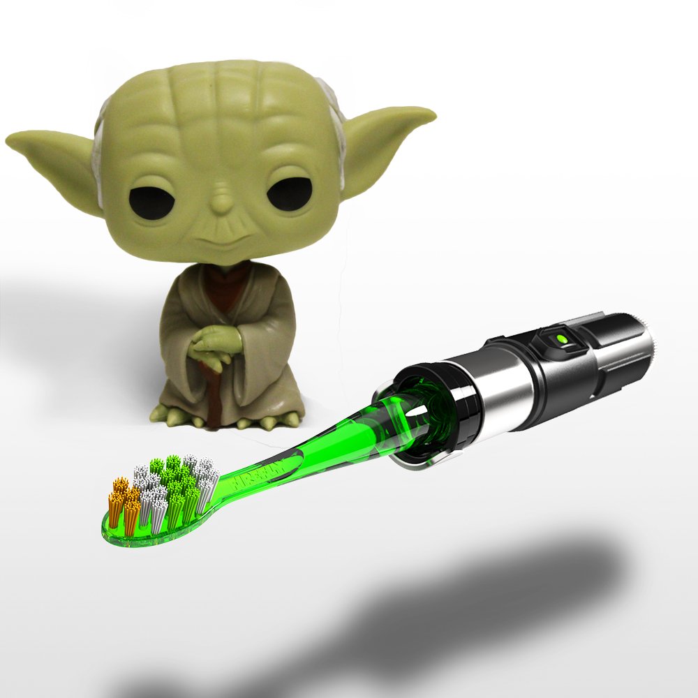 When twice a day for two minutes you brush, look so good, your smile will. #StarWars #Yoda #Jedi