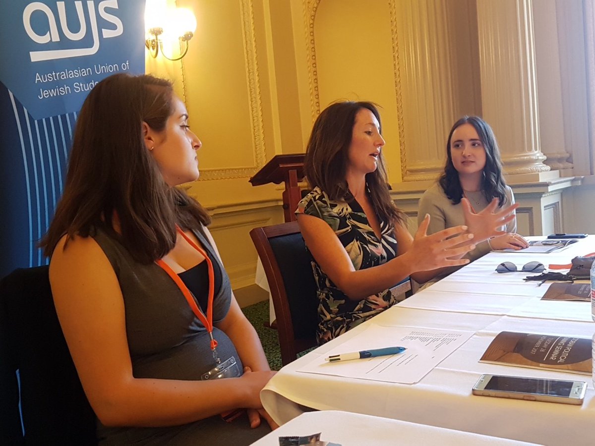 AUJS's tweet photo. Great to be joined by Cr Mary Delahunty, a great friend of the Jewish community and learning more about local government and her impact in Glen Eira #vpts #vicpol #springst https://t.co/G10oME91z8