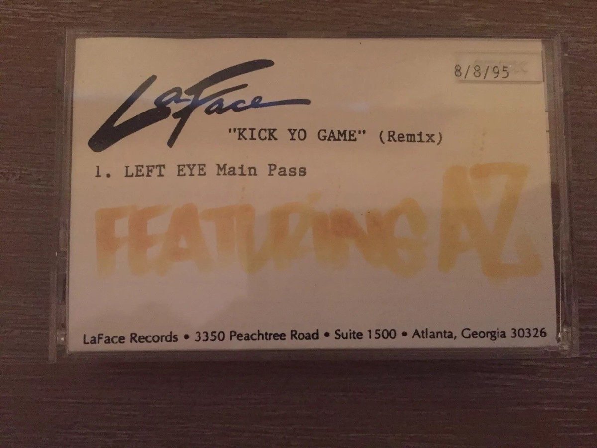 CyberTLCWorld's tweet photo. @quietAZmoney Just came across this rarity and your rap is fire!  Never before heard and unknown to TLC fans! https://t.co/YkCr8wnwEz