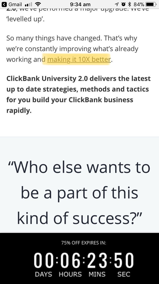 mrandyday's tweet photo. @GrantCardone Hey G. Latest promotion from Clickbank. This has got to be your doing👍 #whoisgrantcardone. https://t.co/bH8CDDRz6D