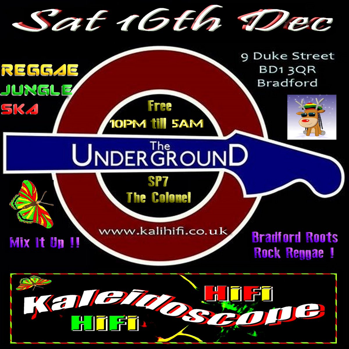 Iain_SP7's tweet photo. KALI HiFi Xmas warm Up @ The Underground !
Keeping The Riddim Hot to the Beat ! 16th December - Free Entry
Come Dance The Night Away to Tunes you might know or love π KALI HiFi Dropping the Beats from 10pm till 5am Dublistings link - https://t.co/RY0lBW8ELM https://t.co/MzylMvvZDL
