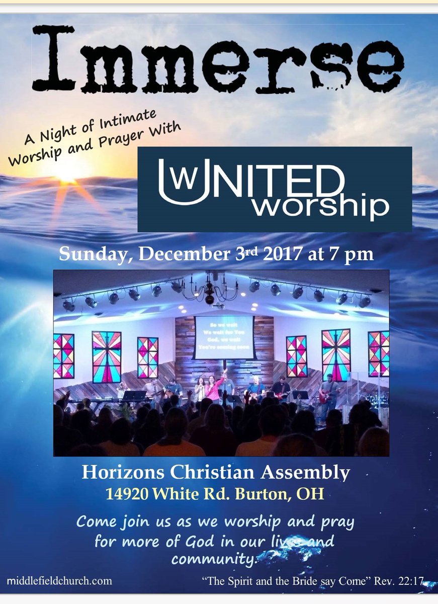 WillCollens's tweet photo. This Sunday! #worship #unitedworship #Ohio https://t.co/pItpLPK1Im