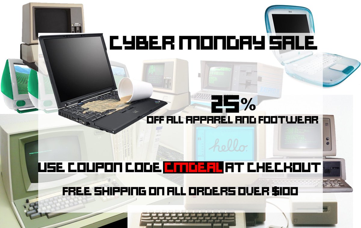 Code “CMDEAL” is good til midnight for 25% off all regular priced footwear and apparel. 🤙🏽 💻 #cybermonday