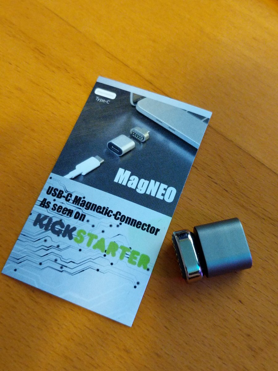 thisistechtoday's tweet photo. Add this to the list of failed #Kickstarters. @BranchDocks shipped the #MagNeo USB-C which is like a #MagSafe for the #MacbookPro but it doesn't work. It won't even charge They won't respond to emails and other people can't get theirs to work either. Shame. Stay away from them. https://t.co/2CtwWRcsBx