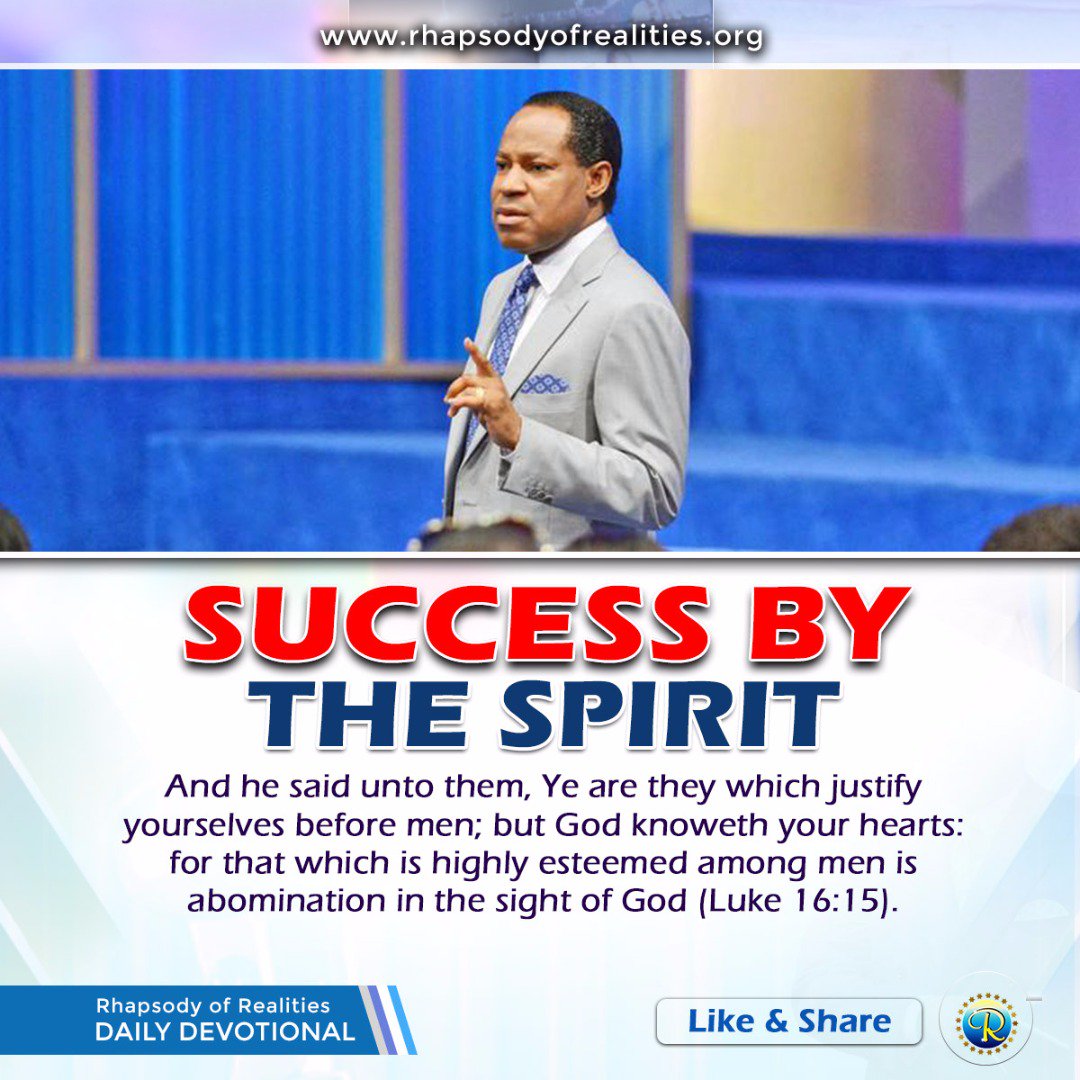 RhapsodyDaily's tweet photo. A long list of academic, political, or business achievements, ...... That a person is famous and celebrated by men doesn’t mean he or she is a success before God. A successful life, one that pleases God, is that which achieves those things that God has called the person to do. https://t.co/OEIEF6E5Kw