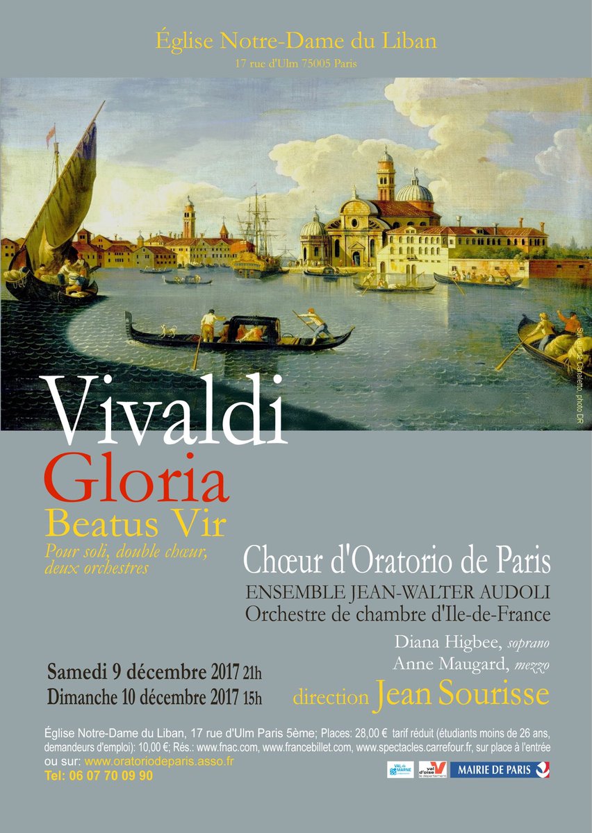 ChoeurOParis's tweet photo. Bientôt les concerts du @ChoeurOParis avec orchestre à l’église #NotreDameDuLiban #Paris5 les 9 et 10 décembre 2017 : au programme #Vivaldi avec le #Gloria et #BeatusVir ! #VenezNombreux 🎶 https://t.co/4KEAl77yU9