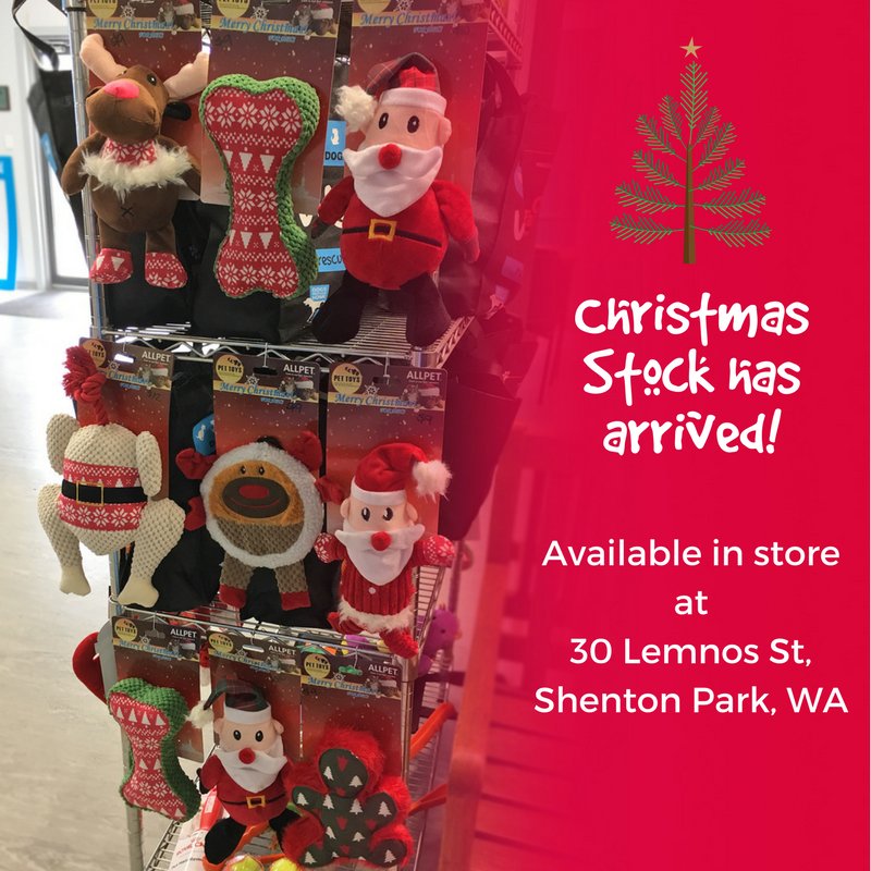 DogsRefugeHome's tweet photo. Don't forget to check out our new range of Christmas toys, now available at the Refuge, with all profits going straight back to our dogs. #Christmas #AdoptDontShop @tweetperth https://t.co/XpX16ARGRu