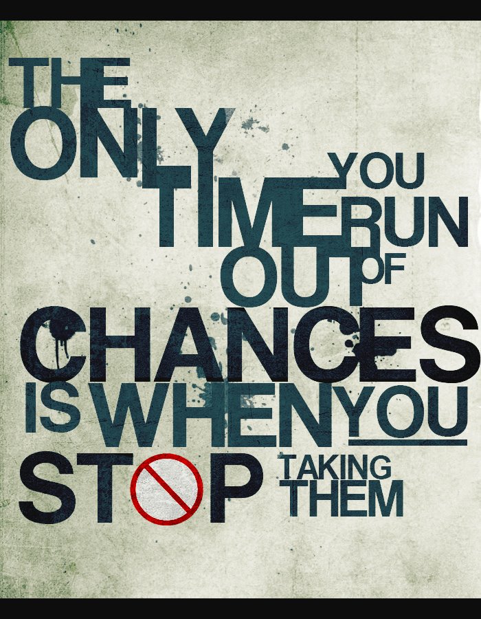 The only time you run out of chances is when you stop taking them.💯
#TuesdayThoughts #success #10X