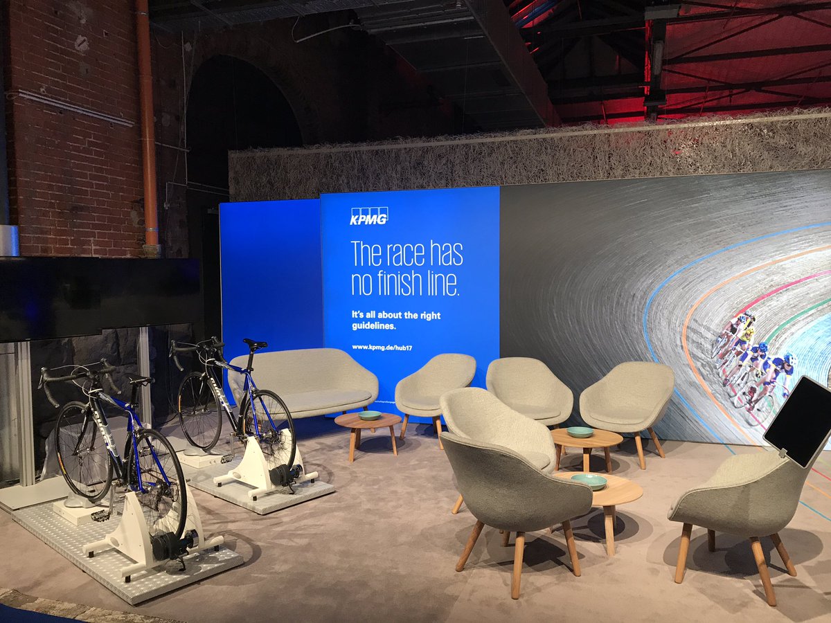 kpmg_de_tech's tweet photo. Ready for ride? Visit our booth at #hub17 and learn how to win a race without finish line! @summumfinis @PeterHeidkamp @hubconf https://t.co/eD0UXWK7PF