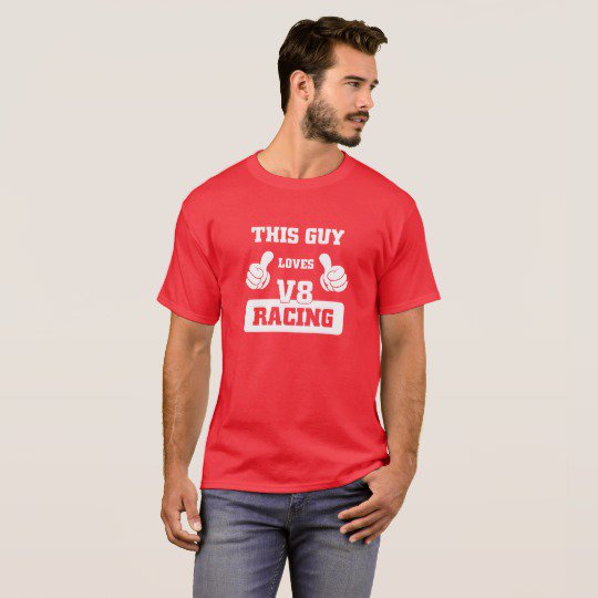 feralgear's tweet photo. THIS GUY LOVES V8 RACING T-Shirt <|> Order @  https://t.co/maUjSQG6gY <|> #v8sc #vasc #v8racing #nascar #racing #hrt #holden #rbhrt #v8 https://t.co/GO1SeX8GEZ