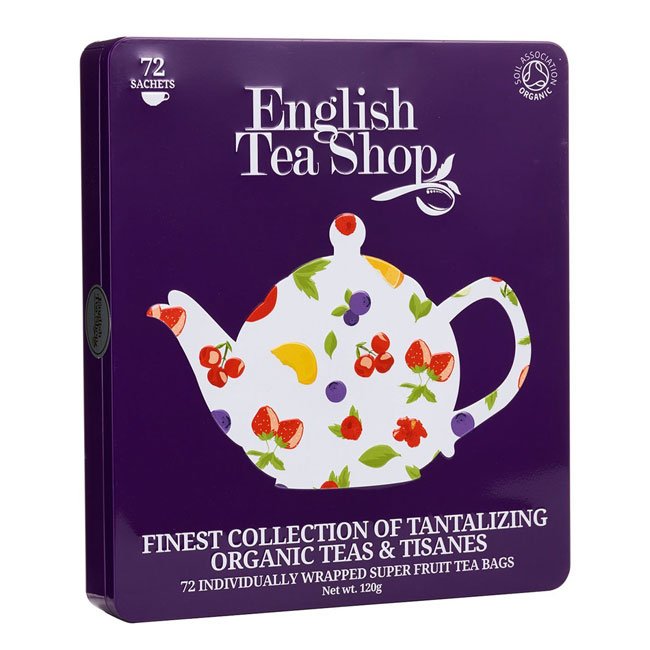 kitchencookshop's tweet photo. Deal of the Day - This English Tea Shop Super Fruit #Gift Tin containing 72 #Tea Bags is on offer today at just £6.99, saving you over £5!
Visit: https://t.co/99Et5L7bGM
#EnglishTeaShop #TeaBags #FruityTea https://t.co/E1epPYEejJ