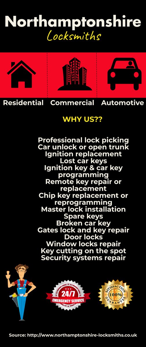 Locksmithsnorth's tweet photo. 24 Hours Locksmiths In Kettering
 Visit: https://t.co/Bx6arNuP6m
 #Locksmiths #Emergencylocksmiths #Kettering #UK https://t.co/ziNMv4J8Lq