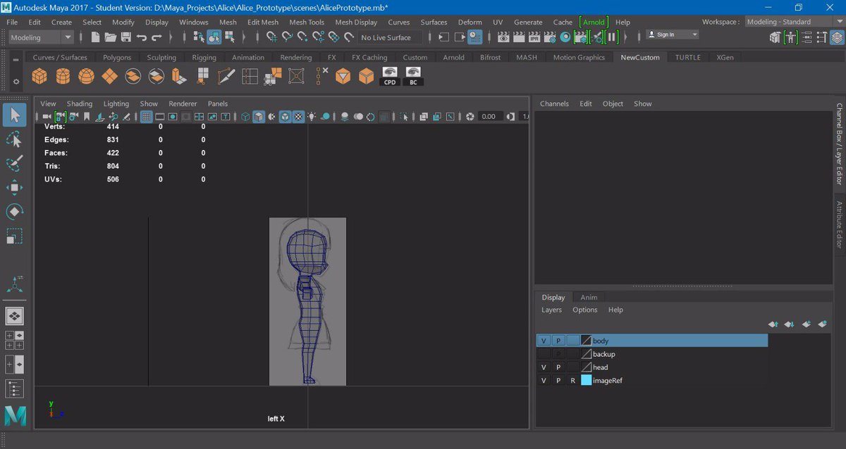 DDGProduction_'s tweet photo. Alice model mesh completed! https://t.co/9ub5F4yqA6