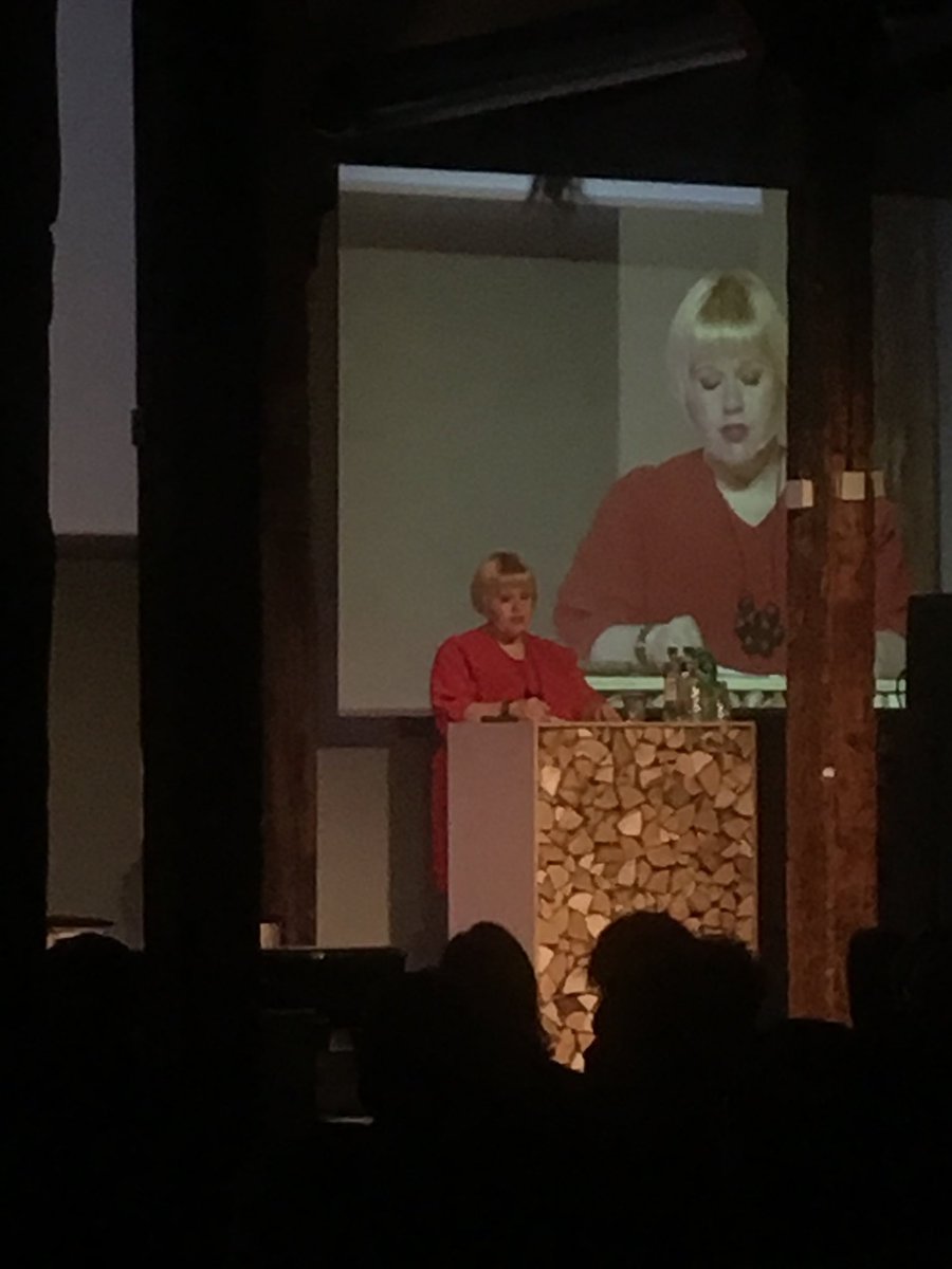 Annika Saarikko, Finland’s Minister of Family Affairs and Social Services on stage #DigitalSilver17 <a href="/Tekesfi/">Jackie Rehmat</a> #finlandhealth <a href="/WanhaSatama/">Wanha Satama</a>