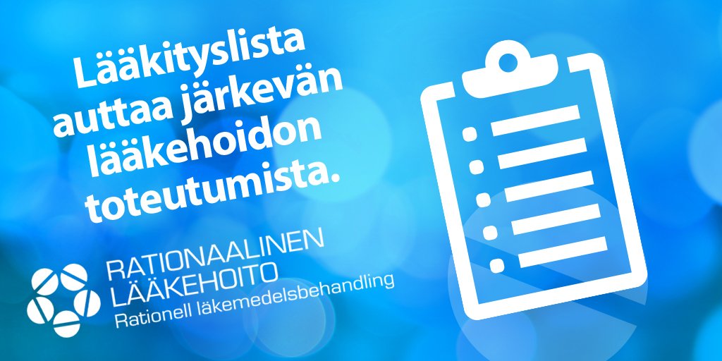 Fimea's tweet photo. Ajantasaisena ylläpidetty lääkityslista on pohja järkevän lääkehoidon toteutumiselle. #sopivalaake https://t.co/aTmbBjxF8v https://t.co/qMYmp6IaED