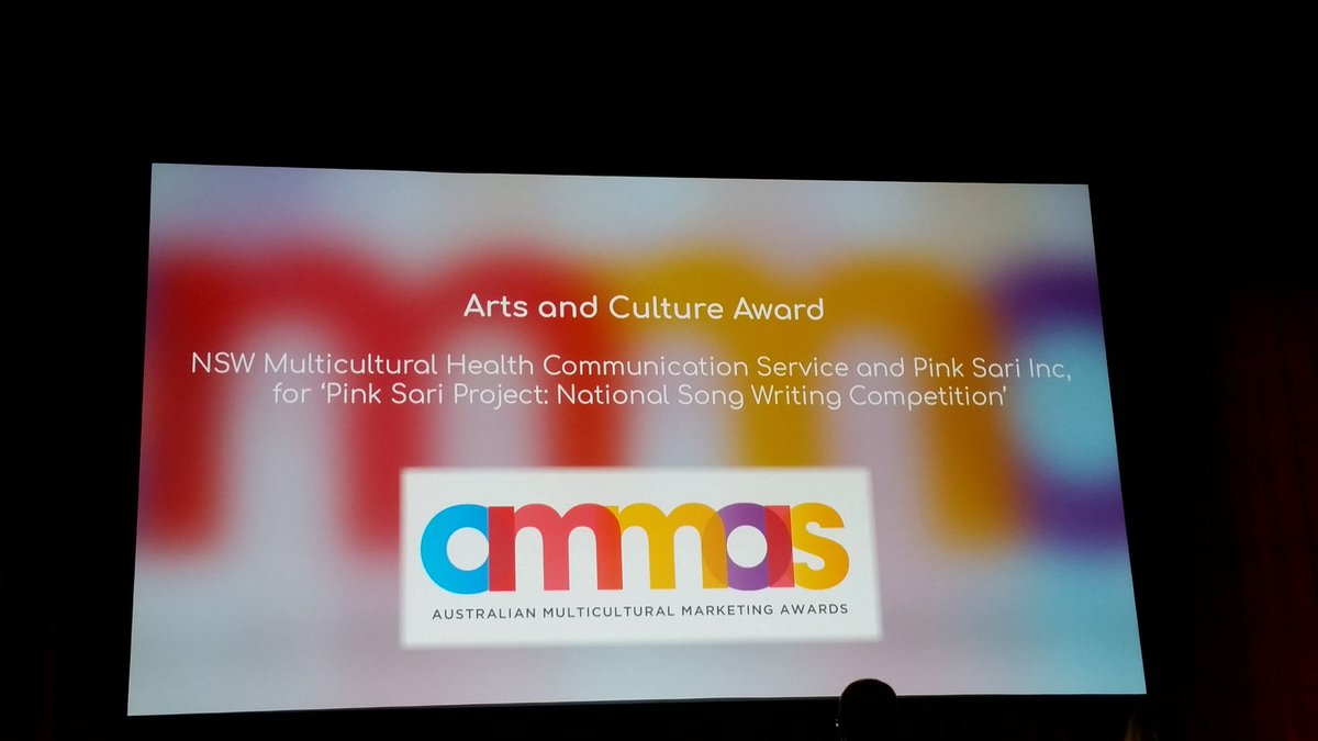 SBSAudio's tweet photo. Congratulations to NSW multicultural health #AMMAS17 arts &amp; culture award @NSWHealth https://t.co/wenr4MNwOS