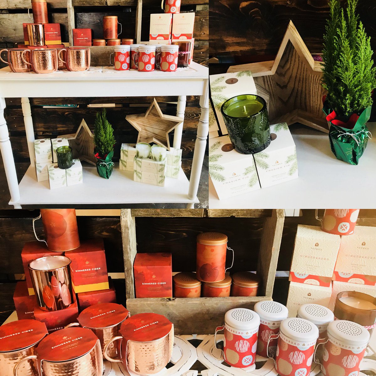 thesalcal's tweet photo. #thesaloncalifornia #its #begining #tolook a lot #like #christmas ! #holiday #gift #ready ❤️🌲#thymes #candles #carmelvalley #carmel #shoplocal https://t.co/bjhIcv419r