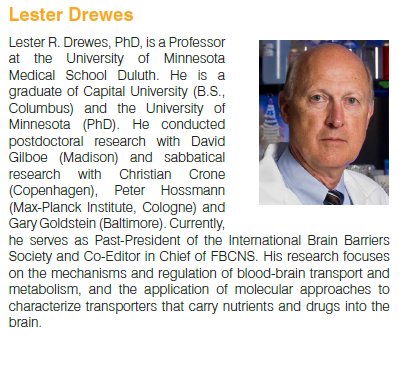 MonashPharm's tweet photo. #CVBoz Welcome keynote speaker Prof Lester Drewes from @umnmedschool  is kicking off the conference with a review of the brain barrier science landscape. #pharmsci #bbb #monashparkville https://t.co/DDVZ9aaJRI