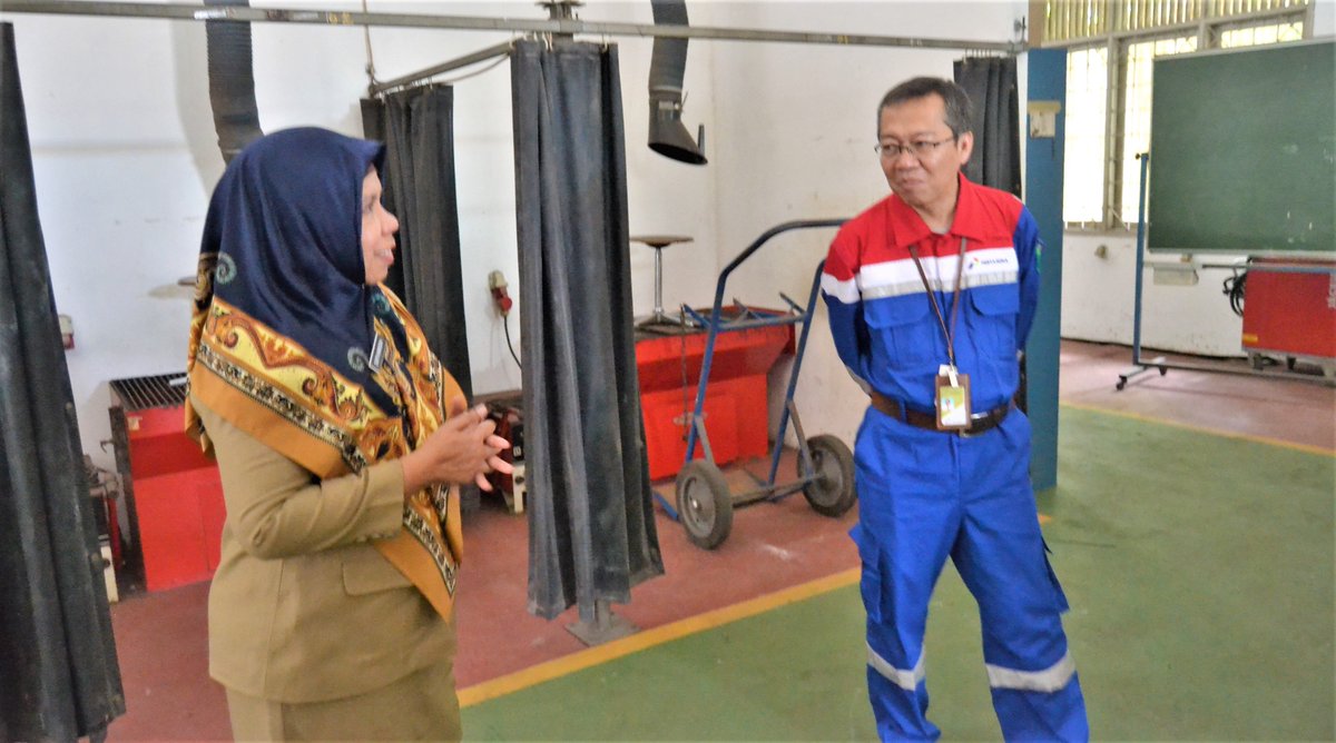 uptdblkibpp's tweet photo. Kunjungan PT. PERTAMINA Jakarta dalam rangka Kerja sama Pelatihan Kejuruan Las Tahun 2018. https://t.co/yZbtu8XGoG