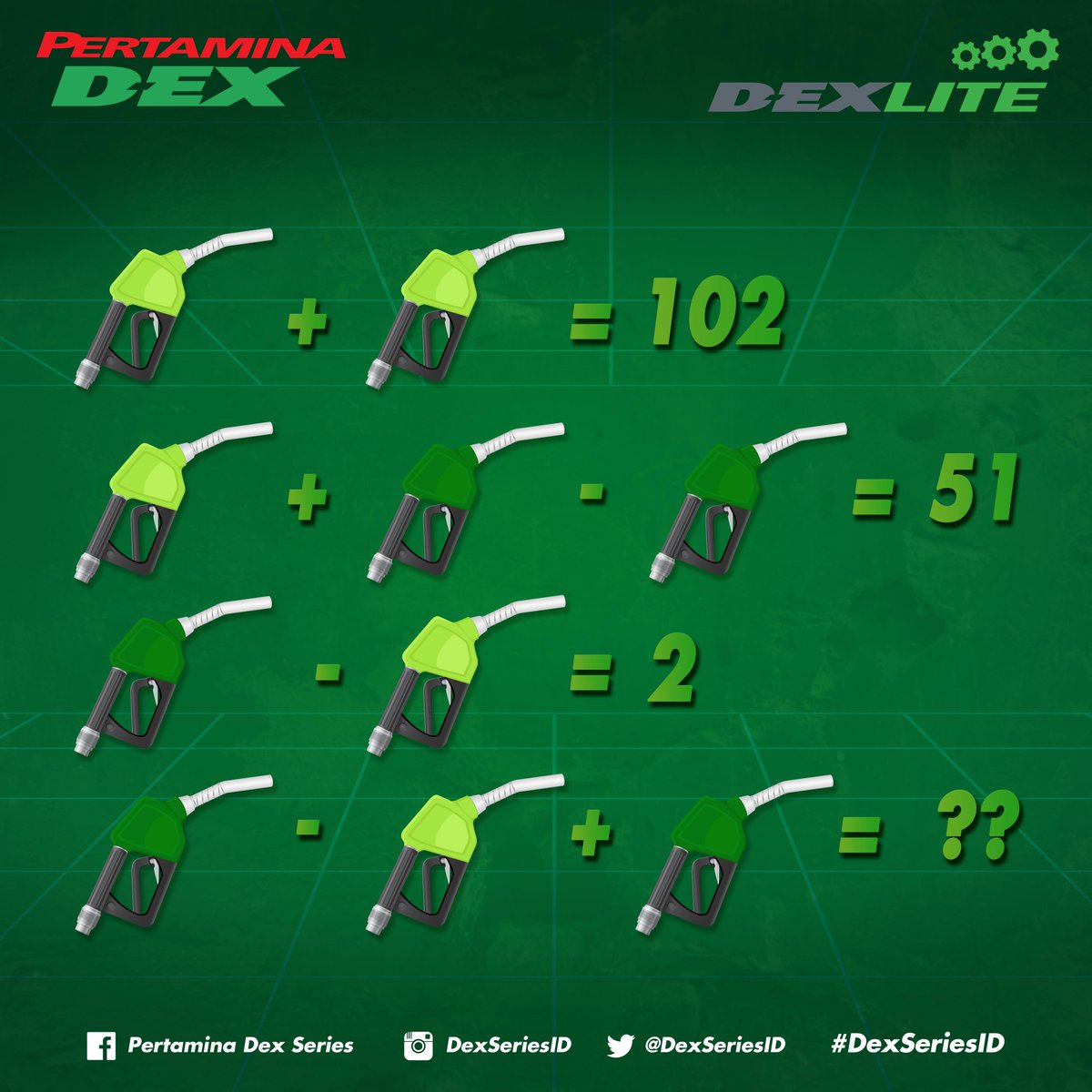 DexSeriesID's tweet photo. Hitung logo nozzle ini lalu RT dan Quote Tweet jawaban dengan mention 3 teman, lalu sertakan HASHTAG #DexChallenge untuk berkesempatan mendapatkan voucher DexSeries senilai Rp 200rb!
.
Jangan Lupa untuk follow twitter @dexseriesid untuk berkesempatan memenangkan quiz ini! https://t.co/Sd2ukq6xjr