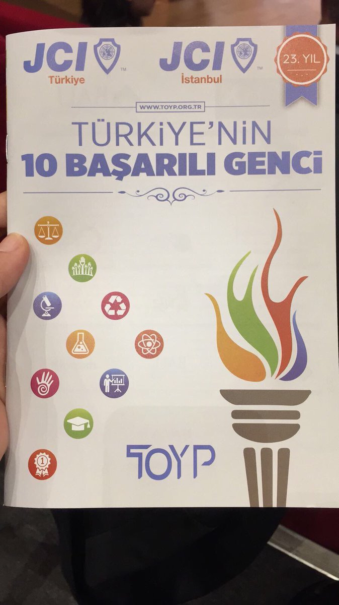 bmutlupakdil's tweet photo. I am deeply honored to receive  “2017 TOYP (Ten Outstanding Young Persons) of Turkey: Scientific Leadership Award...
"2017 TOYP Türkiye’nin On Başarılı Genci" ödülleri içinde Bilimsel Önderlik ödülünü almaktan büyük onur duyuyorum. #toyp2017 https://t.co/WyE4JcQB2l