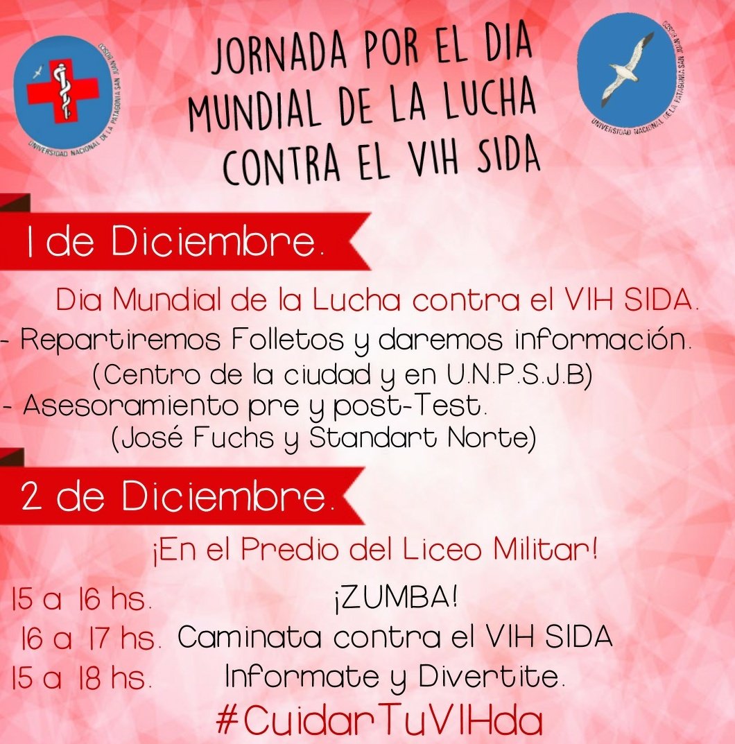 casenuz's tweet photo. #CuidarTuVIHda @unpsjb_oficial  @HRegcomodoro https://t.co/bfoTIHTKue