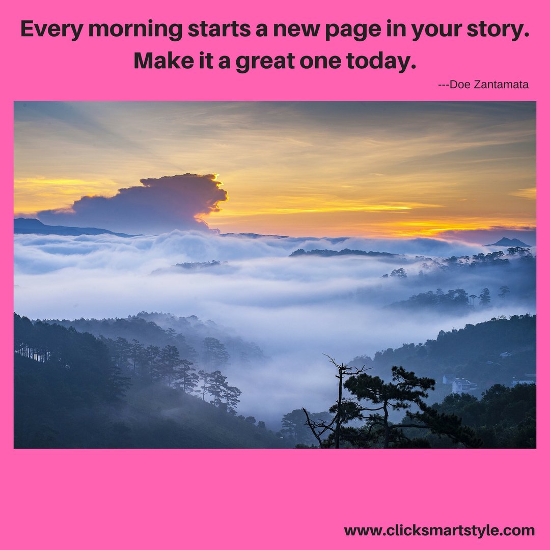 clicksmartstyle's tweet photo. Good morning dear friends.
https://t.co/931cr7rWhB
#morning #quotes https://t.co/4nPjnp3KUr