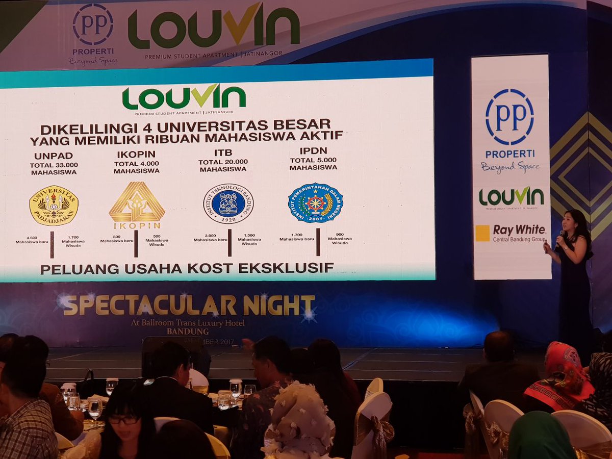 RayWhiteBandung's tweet photo. Louvin Apartement Spectacular Night with Ruth Sahanaya mendapatkan apresiasi yang sangat luar biasa, terutama dari warga Bandung.
#raywhite #raywhitecentralbandunggroup #spectacularnight #ruthsahanaya #properti #ppproperti #louvin #apatement #jatinangor #investasi #bandung https://t.co/xanJKU0yPA