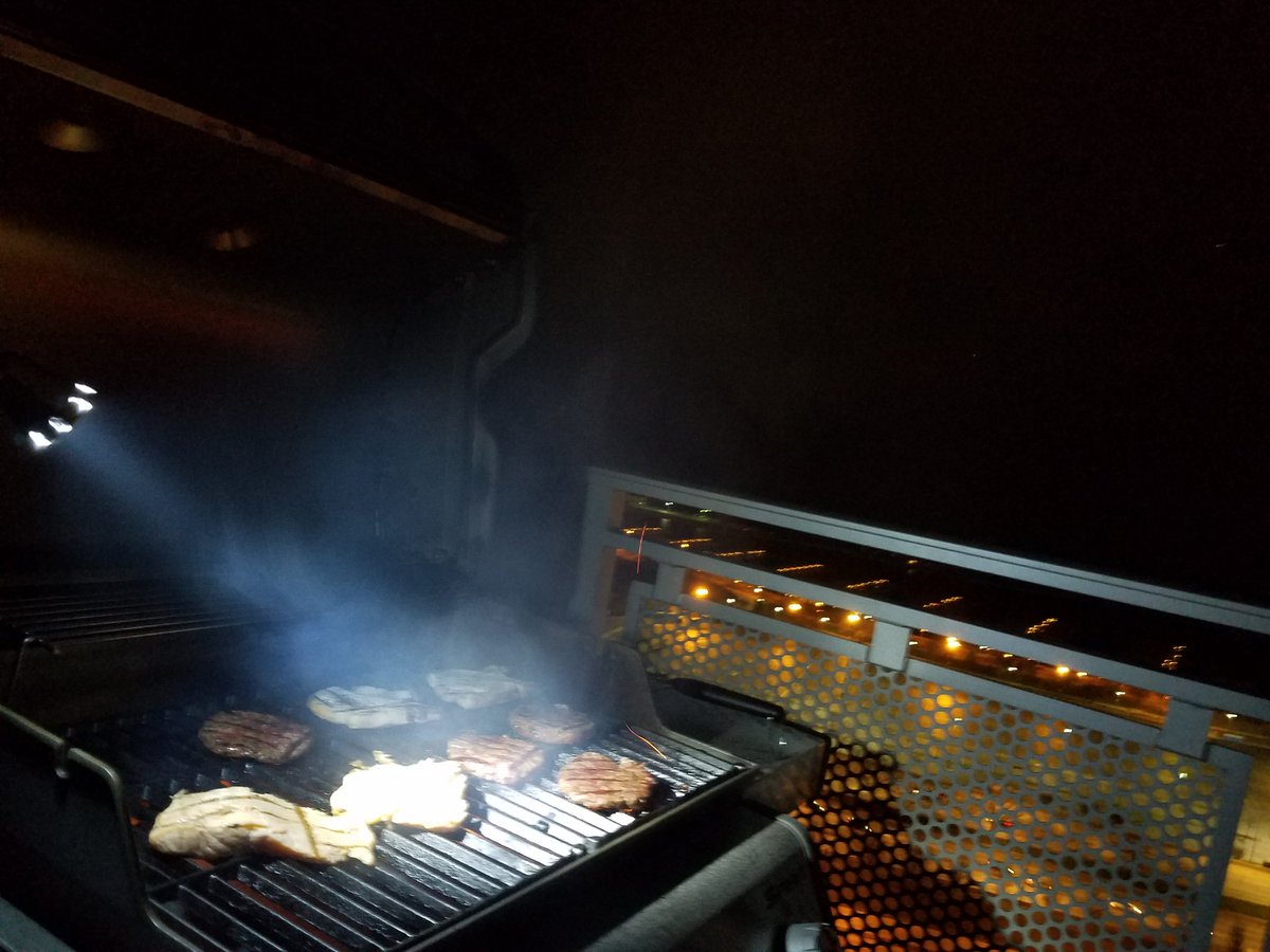 November 27th, 8:00 p.m., in Chicago...and it's 55 degrees. Just had to fire up the grill!  Upside of global warming? Hmmm?