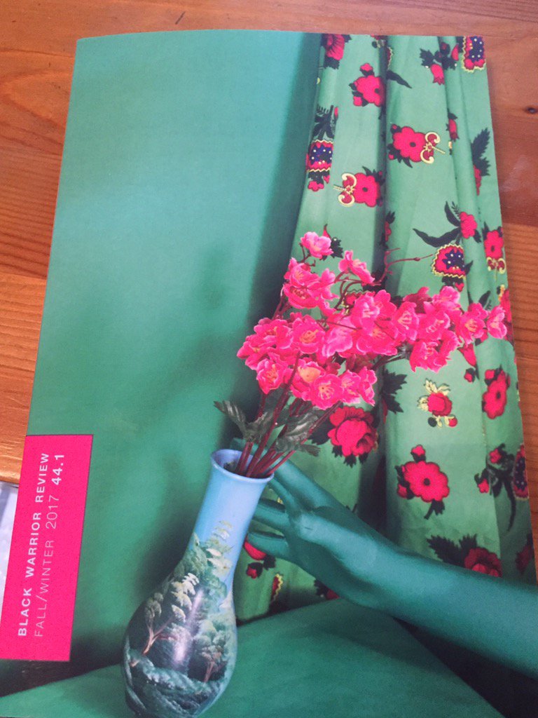 All month I've been into this fab <a href="/BlackWarriorRev/">Black Warrior Review</a>. Stoked to be among such voices. On craft bwr.ua.edu/44-1-feature-c…