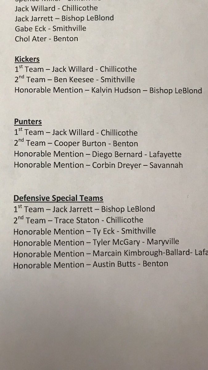 Corb_onthe_Cob5's tweet photo. Atta boy @TylerMcGary20!!! Way to represent the All MEC Defensive Special Teams @spoofhoundFB https://t.co/tRw4qnpx3r