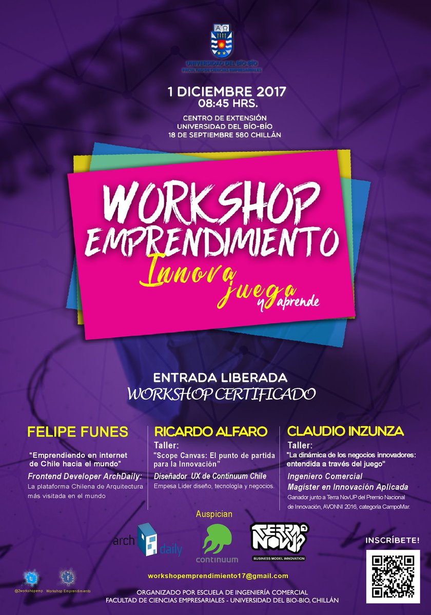 2workshopemp's tweet photo. Últimos días para inscribirse!! 

https://t.co/FZGuSPrTOK

Ven a pasar un buen rato y aprende a  emprender de manera dinámica y entretenida!! https://t.co/uhe3Vq79xr