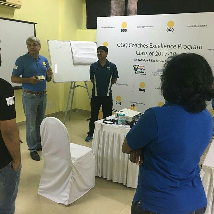 simplyhrin's tweet photo. An excellence in Coaching session with the coaches at Olympic Gold Quest by @Rajneesh29 of #SimplyHr | #Coaching #Excellence https://t.co/VRbQkHHQ7T