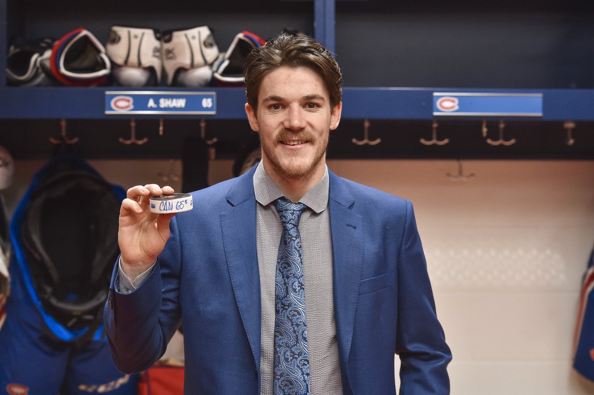 Le 87e but dans la LNH de <a href="/shawz15er/">Andrew Shaw</a> s’est avéré être le 12 000e but à domicile des Canadiens dans leur histoire. 

Shawzy’s 87th career NHL goal was also the Habs’ 12,000th tally on home ice in franchise history. #GoHabsGo🚨