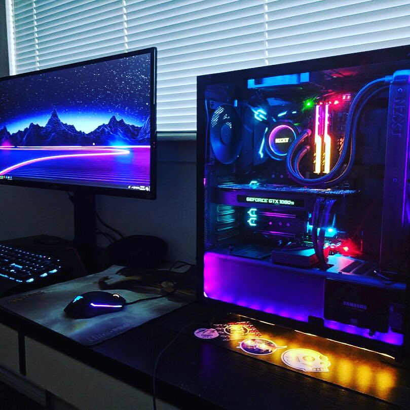 Gaming_for_game's tweet photo. This Gaming setup is cool 
- - - - - - - - - - 
Follow me for more
- - - - - - - - - - 
- - - - - - - - - -
#computer #computers #evga #nvidia #pcsetup #processor #cpu #pc https://t.co/Zpg2LoiMIu