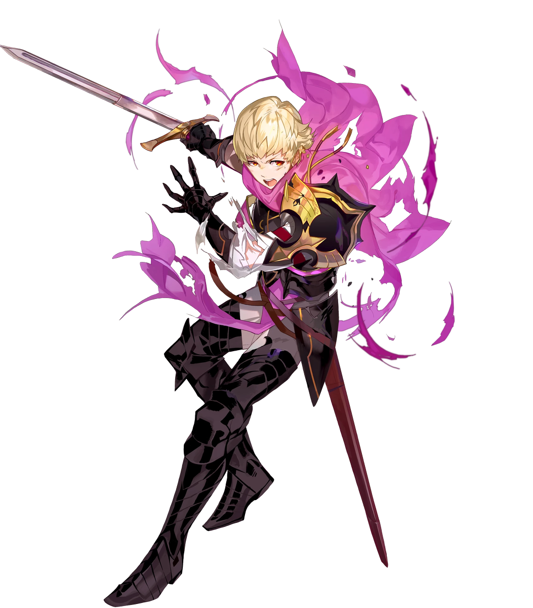 Complete artwork set for Siegbert: Future King. Appearing in the upcoming Children of Fate Summoning Focus on 12/3. #FEHeroes
