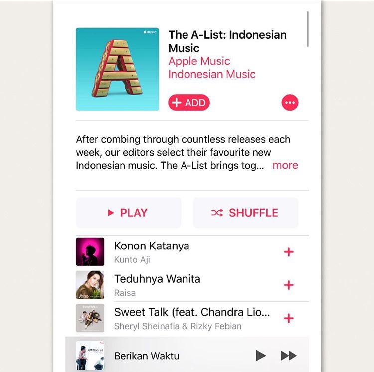 ariyowahab's tweet photo. ‘BERIKAN WAKTU’ sekarang sudah ada di Itunes The A-list: Indonesian Music.
#newsingle
#ariyowahab
#berikanwaktu
#awberikanwaktu
#awproject https://t.co/2gSwuDqBIF