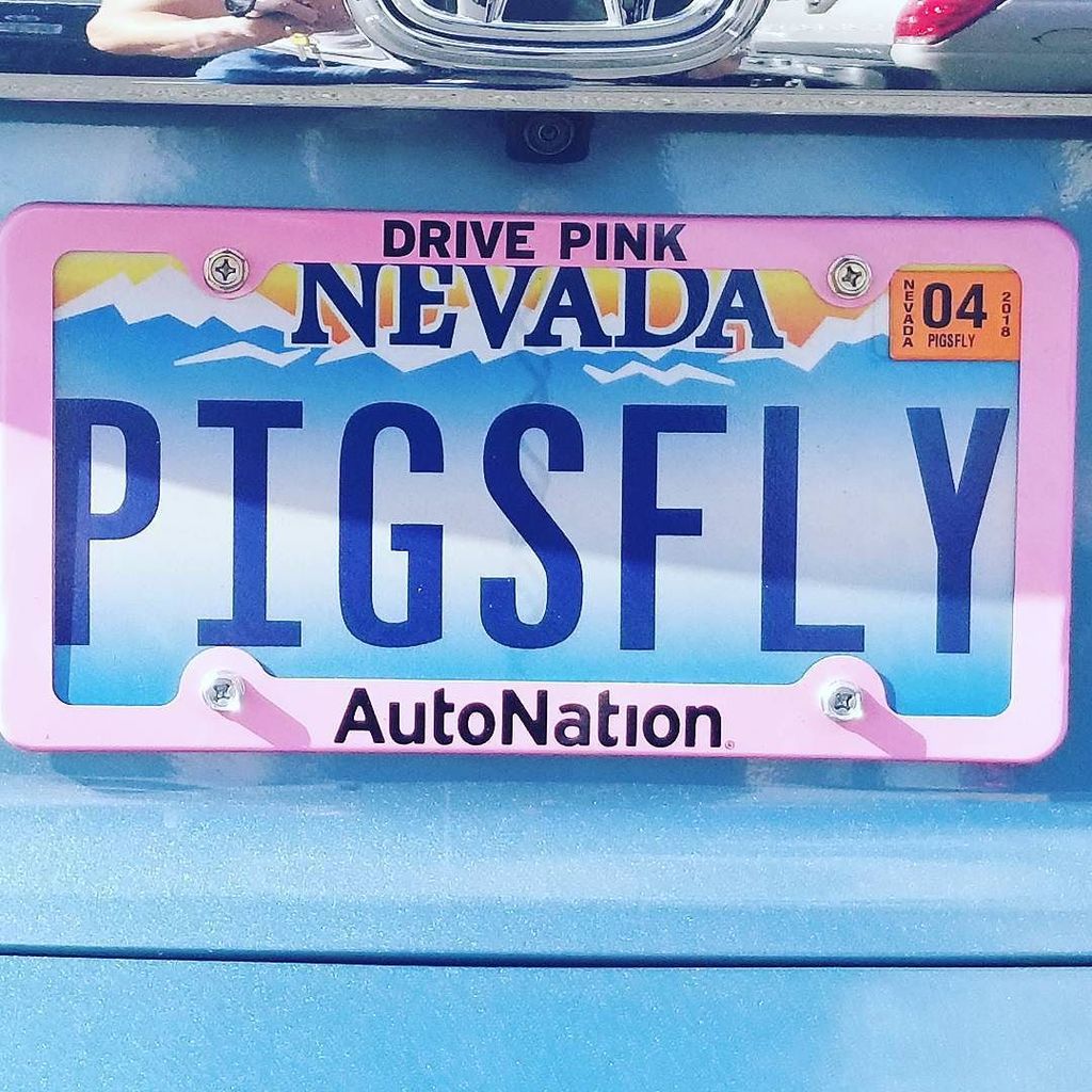 JacobsVegasLife's tweet photo. I really just thought this was a funny license plate &amp; felt compelled to take a pic 😁
.
.
#funnylicenseplates #funnylicenseplate #customlicenseplate #customlicenseplates #vanityplates #vanityplate #vanityplatefun #coollicenseplate #funnylicenseplate … https://t.co/tP4Pk4eSDE https://t.co/j5Xw5efHpd