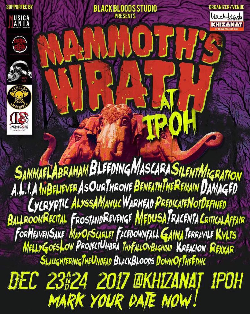 IPOH! your 'home' this upcoming 23rd &amp; 24th of December! we'll see y'all there, boys! x <a href="/khizanat/">Khizanat</a> <a href="/musicamania69/">Musica Mania</a> <a href="/etherealhereath/">Ethereal™</a> <a href="/Jenn_Thompson/">jennthompson2811</a> <a href="/kelipanstore/">CoolioMag</a> <a href="/medusaband/">Medusa</a> @tracentaband <a href="/fhsbandd/">For Heaven's Sake</a> <a href="/MayOfScarlet_MY/">May of scarlet</a> <a href="/facedownfall/">FACEDOWNFALL</a> <a href="/terravile/">TRRVL BAND</a> @mellygoeslowmy <a href="/tfobband/">thyfallovbaghdad</a> <a href="/RexxarBand/">RexxarBand</a> 💯