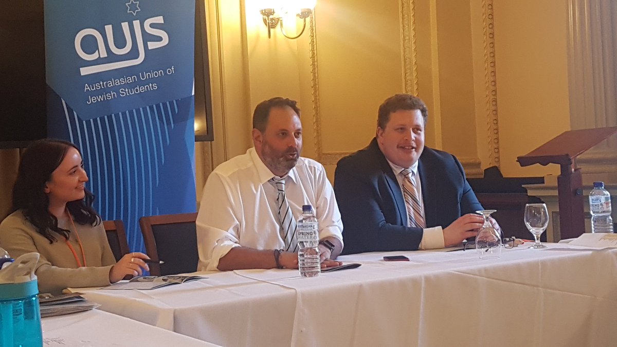 AUJS's tweet photo. Great to hear the enthusiasm about multiculturalism in Victoria from AUJS alumnus @philipdalidakis #vpts #vicpol #springst https://t.co/0B6z9erzlo