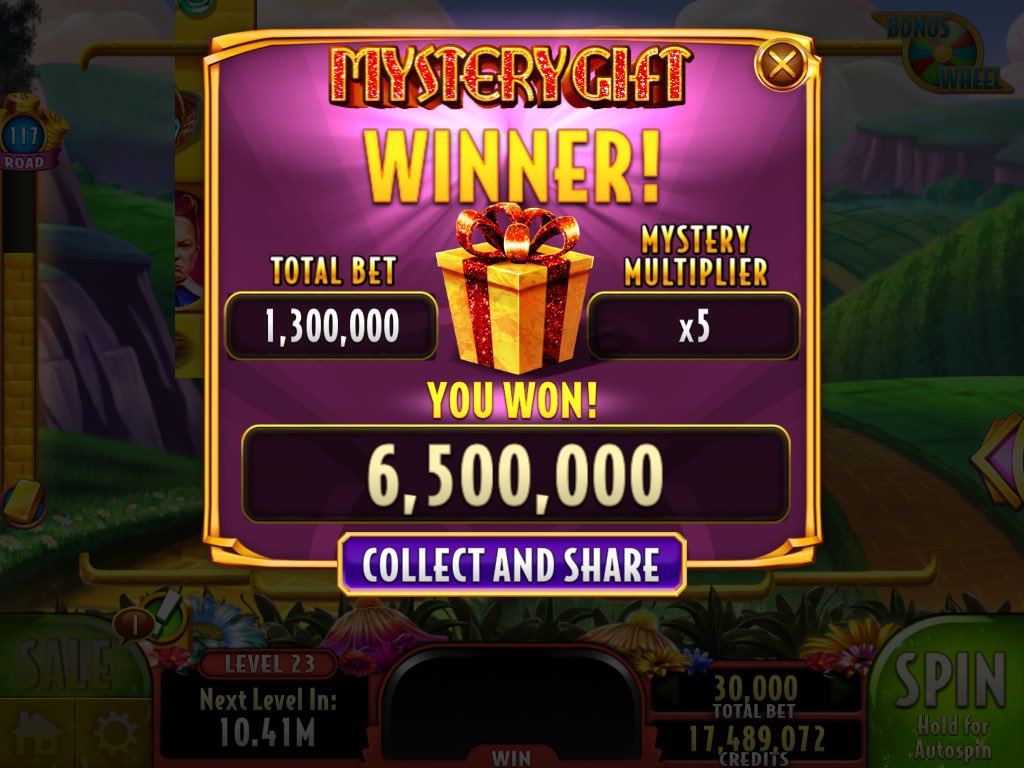 I won a Mystery Gift! Join me to WIN BIG in #WizardofOzSlots zynga.my/wizardofoz zynga.my/wizardofoz