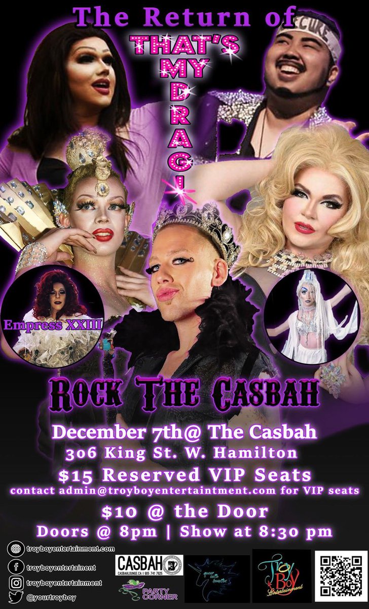 The next <a href="/YourTroyBoy/">TroyBoyEntertainment</a> show is in Hamilton Dec. 7 2017. Featuring <a href="/SapphyrePoison/">Sapphyre Poison</a> @lucypurr__ <a href="/Xtacy_Love/">xtacylove</a> Mike Hunt Black, Shada Black, TroyBoy Parks &amp; Diamond Hymen