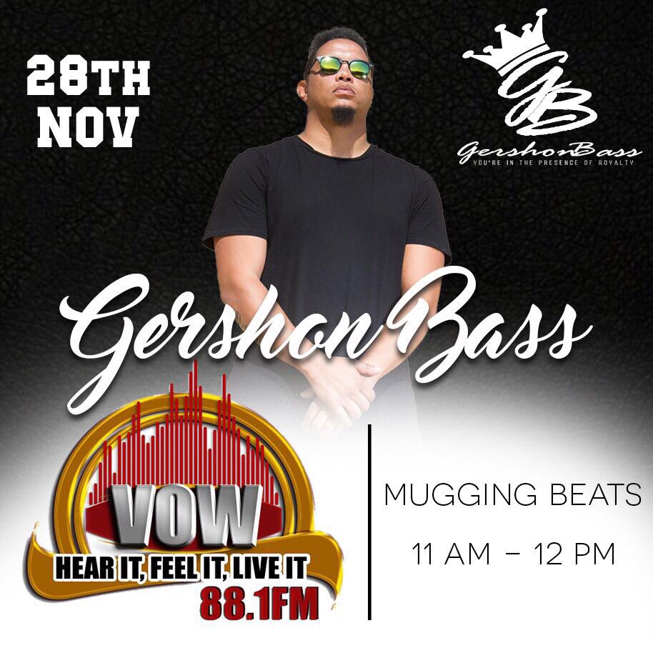 iamGershonBass's tweet photo. Tune in to @vowfm📻talking all things new‼️don’t miss out💥💥#muggingbeats #UmshubheloMusicFest https://t.co/oWXAnEXYFU