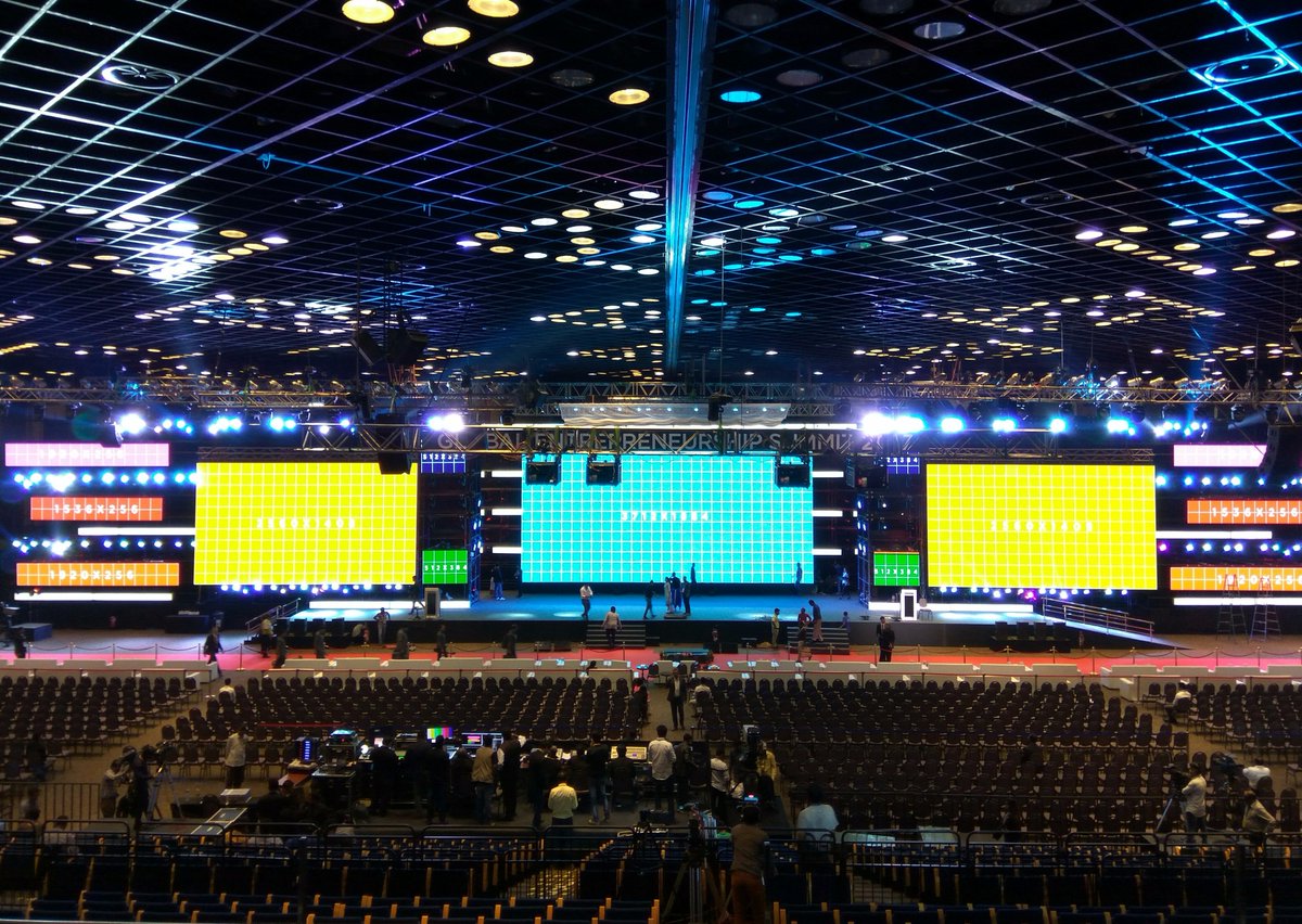 GES2017's tweet photo. The #GES2017 stage is set and we're waiting for you. Make it here before 2 pm! https://t.co/63lkOEE5E7