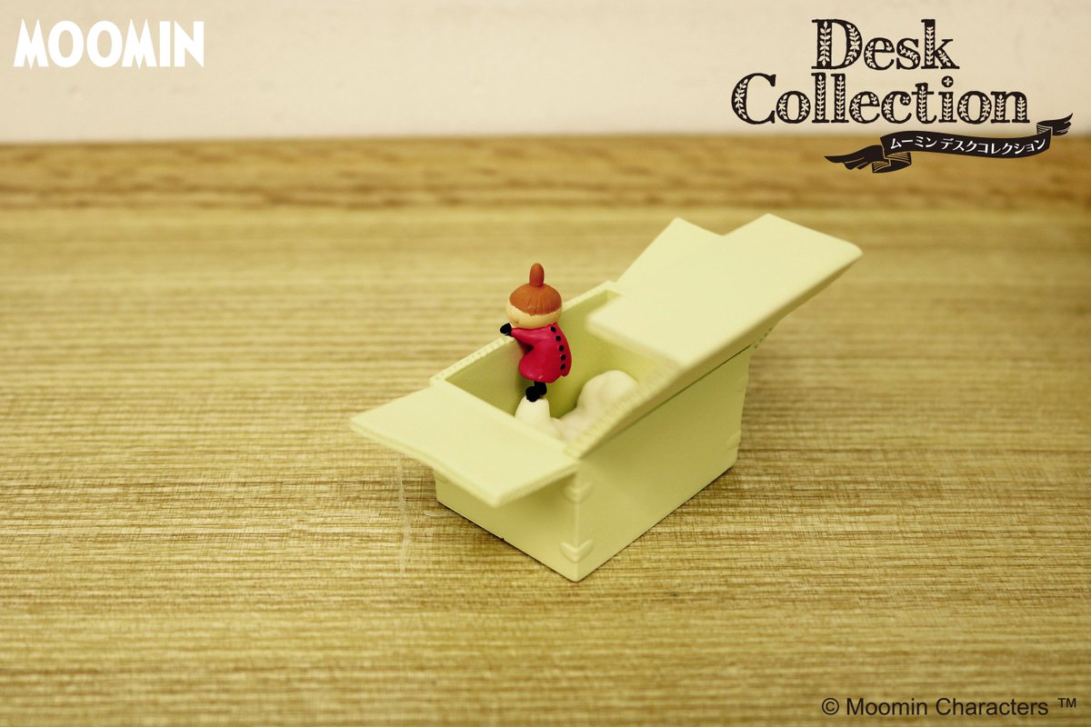 むーみんページ 12月4日発売予定【MOOMIN Desk Collection】 ⑧リトルミイ・箱 人気の